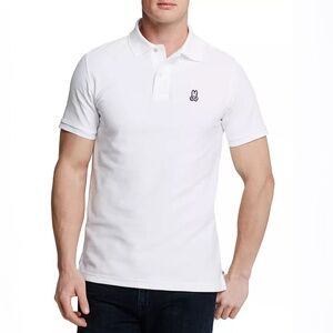 Psycho Bunny ClassicUnisex White Polo / Size 4/S